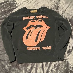 Madeworn Rolling Stones shrunken sweatshirt